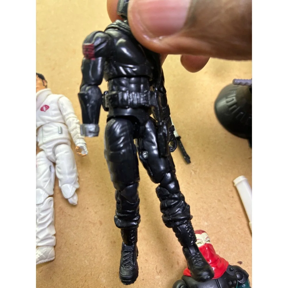 GI Joe Parts Lot Zartan v4 Overkill v2 Snake Eyes v23 Storm Shadow 2002-09